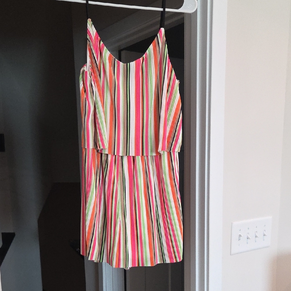 Versona Neon Striped Dress